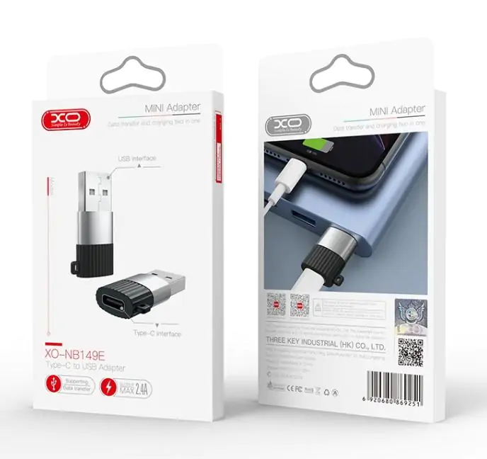 Купити оптом Купити Перехідник TYPE C to USB2.0 XO NB149-E оптом - ціна 55 грн в Україні 