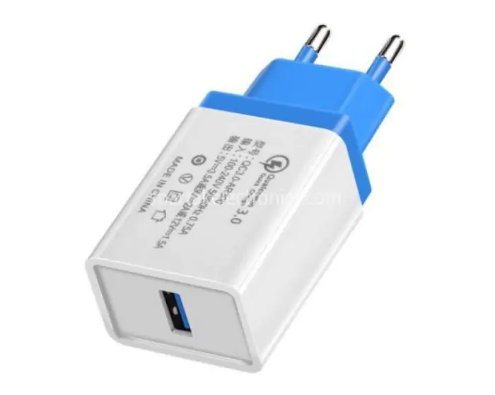 Купить оптом Сетевое зарядное Fast Charge QC3.0 (1USB 2A) в Украине 
