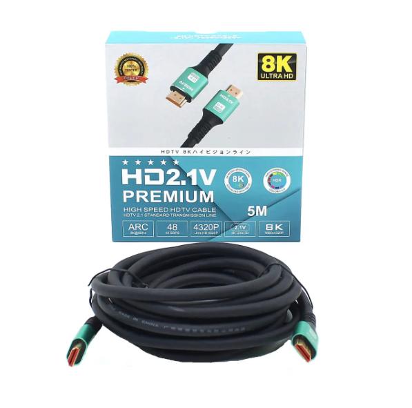 Купить оптом Кабель HDMI-HDMI 48Gbps 8K ULTRA HD (7680x4320P) 5 метров в Украине