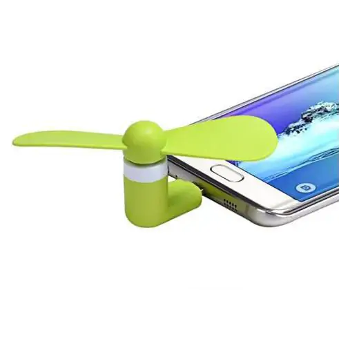 Купити оптом Купити Портативний міні вентилятор 2 в 1 (підходить для USB або microUSB) оптом - ціна 41 грн в Україні 