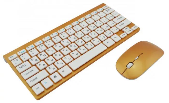 Купить оптом Клавиатура + мышка беспроводная Apple Style 902