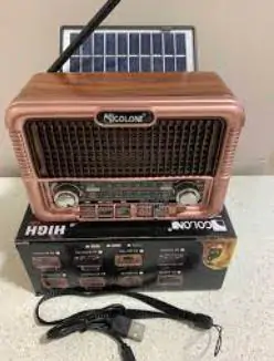 Купить оптом Радиоприемник со встроенным акб GOLON RX-BT6061S (солнечная панель) в Украине 