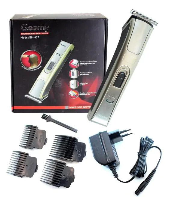 Купить оптом Машинка для стрижки волос GEMEI GM-657 в Украине 