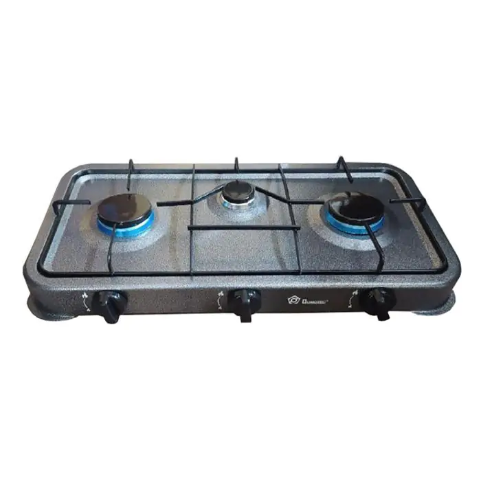 Купити оптом Купити Настільна газова плита (3 конфорки) MS-6603 оптом - ціна 657 грн в Україні , зображення 2