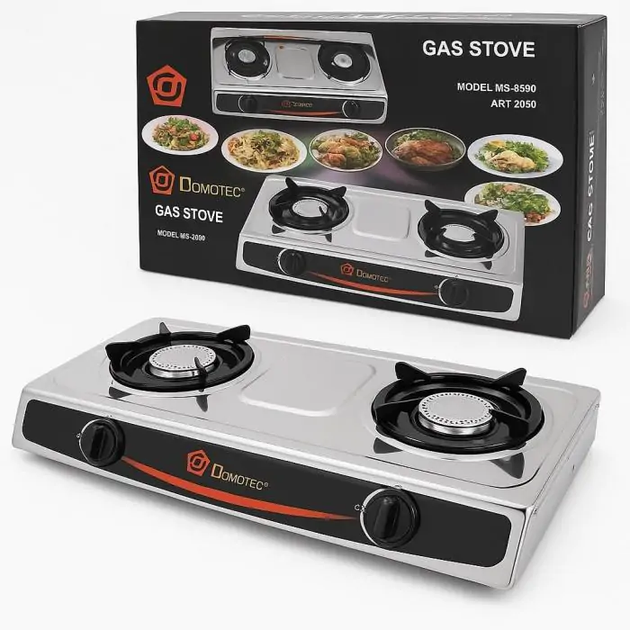 Купити оптом Купити Настільна газова плита (2 конфорки) MS-6606 оптом - ціна 804 грн в Україні 