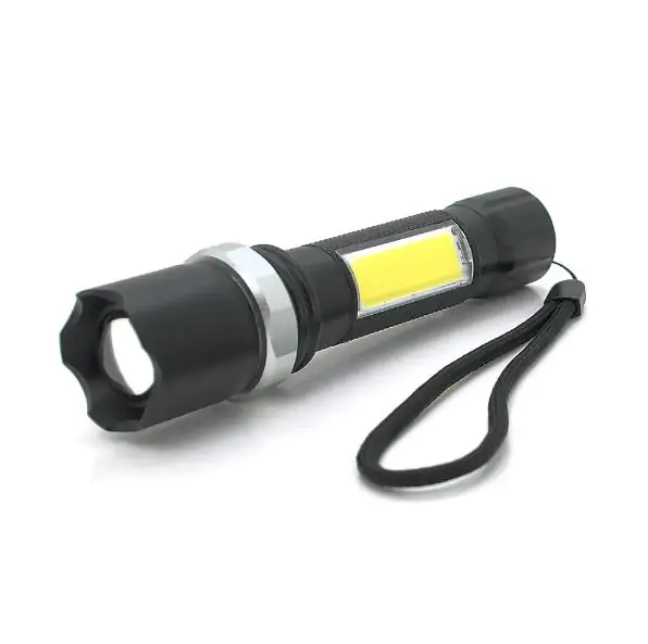 Купити оптом Купити Ліхтарик ручний ліхтар із microUSB M919 (XPE+COB) оптом - ціна 82 грн в Україні 
