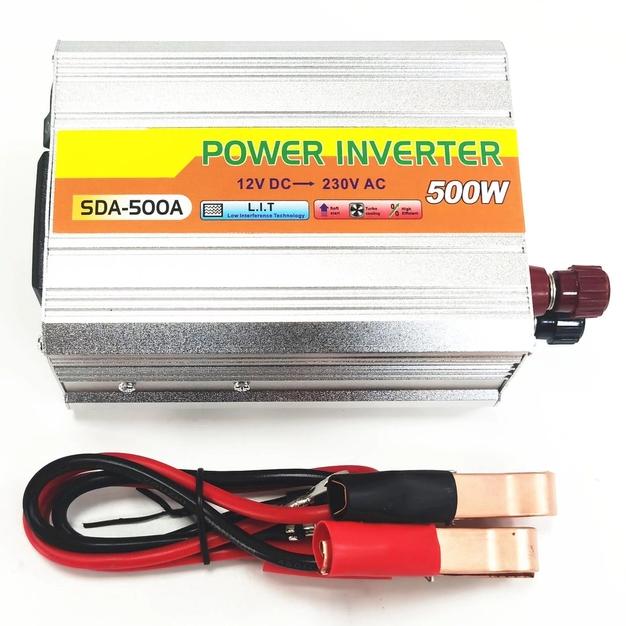 Купить оптом Преобразователь инвертор SOLAR POWER INVERTER DC 12V to AC 220V 500W (модифицированная синусоида)