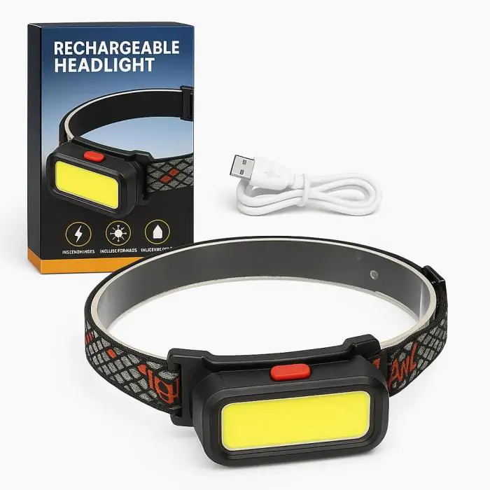 Купить оптом Светодиодный налобный фонарь BL-008 COB (Белый + Красный свет) в Украине 