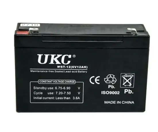 Купить оптом Аккумулятор 6 Вольт 6V 12.0Ah UKC в Украине 
