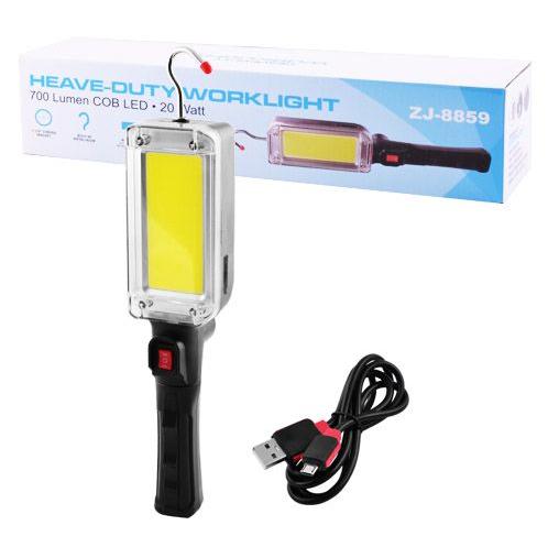 Купить оптом Фонарь ручной подвесной с microUSB ZJ-8859 COB (2x 18650) в Украине 