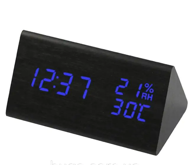 Купить оптом Настольные часы от сети VST-861-5 (синий) в Украине 