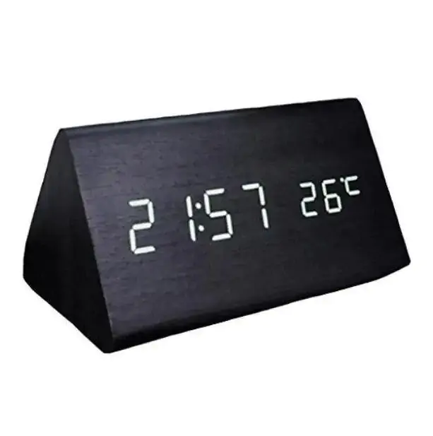 Купить оптом Настольные часы от сети VST-861-6 (белый) в Украине 