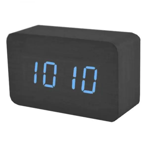 Купити оптом Купити Настільний годинник від мережі VST-863-5 (синій) оптом - ціна 189 грн в Україні 