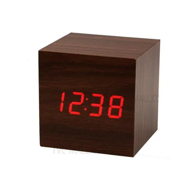 Купить оптом Настольные часы от сети VST-869-1 (красный) в Украине