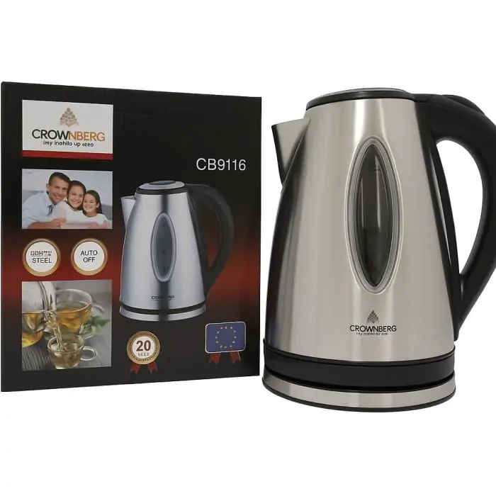 Купити оптом Купити Дисковий електрочайник (1.8 літра) Crownberg CB-9116 оптом - ціна 506 грн в Україні , зображення 2