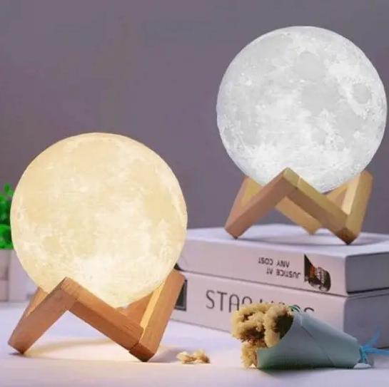 Купить оптом Ночник в виде луны 13см Moon Light