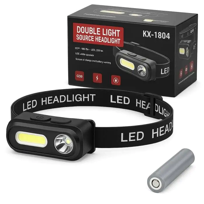 Купити оптом Купити Налобний ліхтар із червоним світлом BL-1804 RED оптом - ціна 133 грн в Україні 