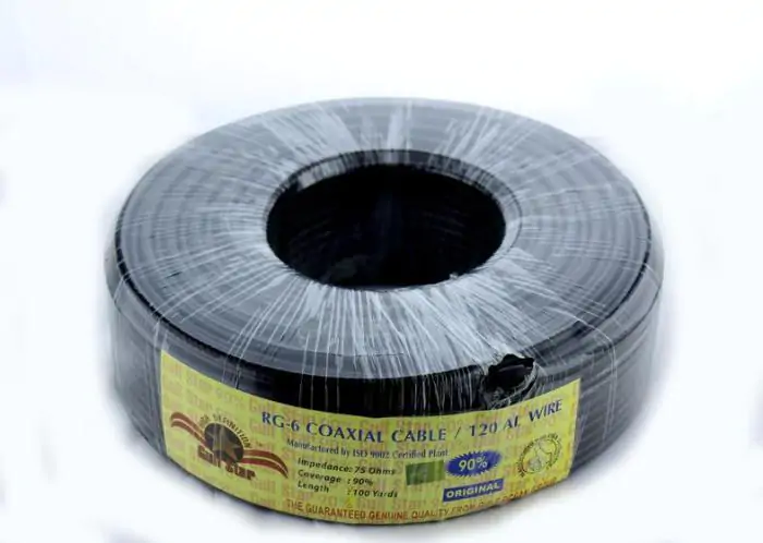 Купить оптом Кабель антенный RG6 100m BLACK (бухта) в Украине 