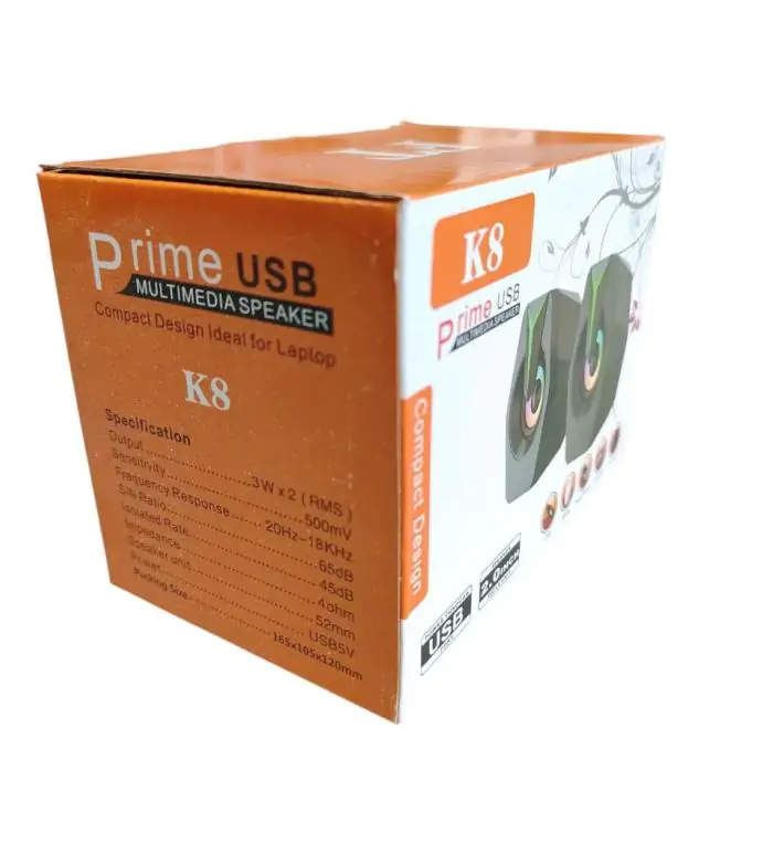 Купити оптом Купити Комп'ютерні колонки RGB K8 Mini оптом - ціна 245 грн в Україні , зображення 3