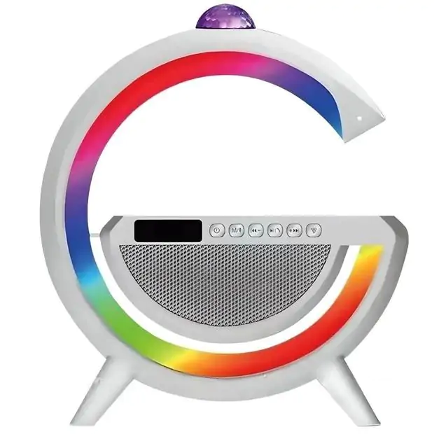 Купить оптом Колонка-ночник с беспроводной зарядкой и Bluetooth BT-G2388A в Украине 