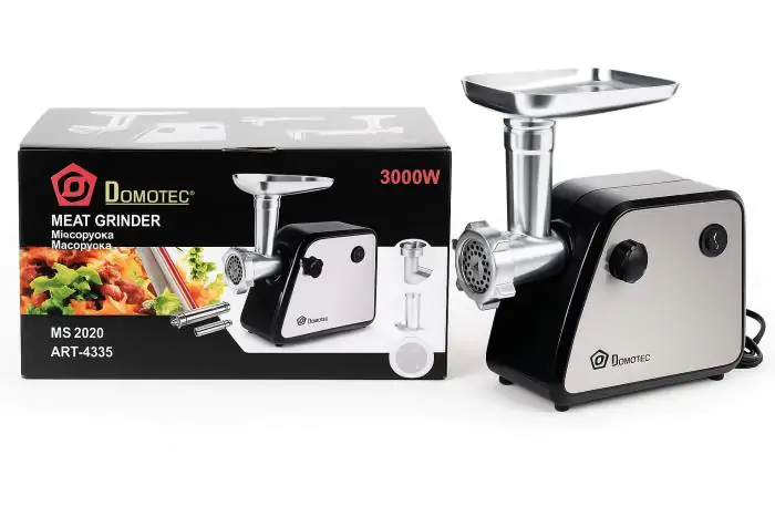 Купить оптом Электро мясорубка 5 в 1 DOMOTEC MS-2020 (3000 W) + соковыжималка в Украине , изображение 2