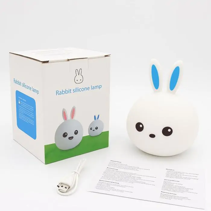 Купити оптом Купити Дитячий світильник нічник Кролик Rabbit RGB 0505 оптом - ціна 212 грн в Україні 