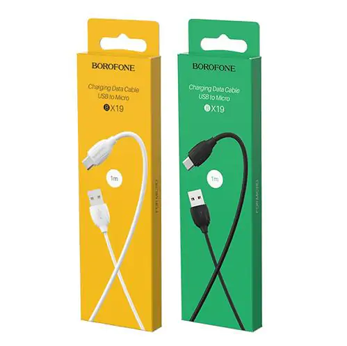 Купити оптом Купити Кабель MicroUSB BOROFONE BX19 оптом - ціна 23 грн в Україні 