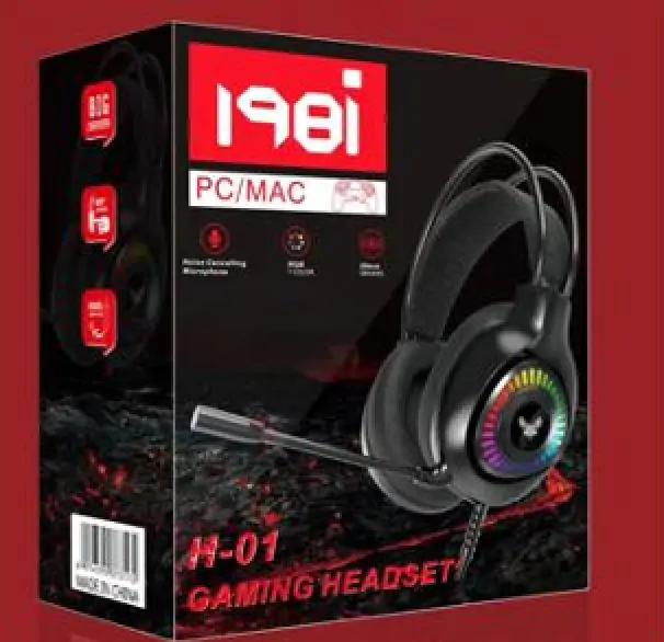 Купити оптом Купити Ігрові навушники з мікрофоном Gaming Led GH-01 оптом - ціна 374 грн в Україні 