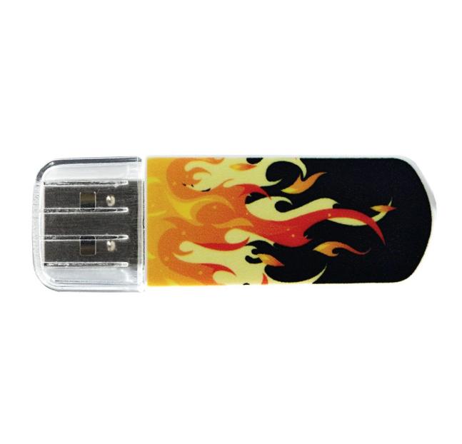 Купить оптом Флешка Mini USB Verbatim 8GB Fire