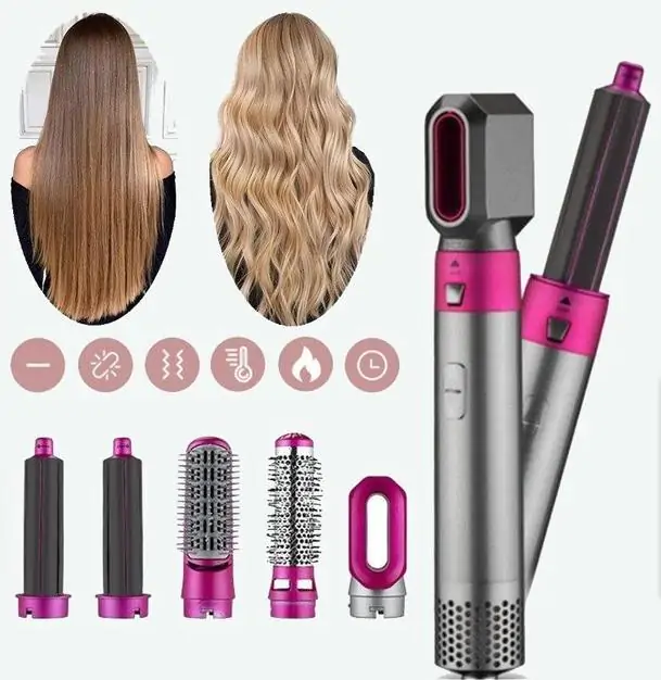 Купить оптом Фен щетка стайлер 5 в 1 HAIR BRUSH (без кейса) в Украине 