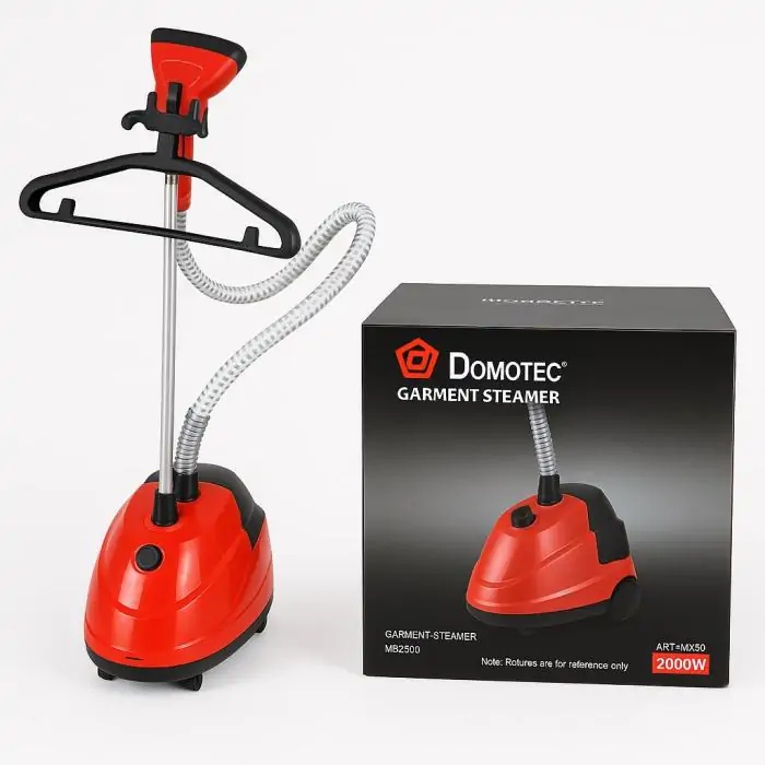 Купити оптом Купити Вертикальний відпарювач для одягу DOMOTEC MS-5353 оптом - ціна 931 грн в Україні 