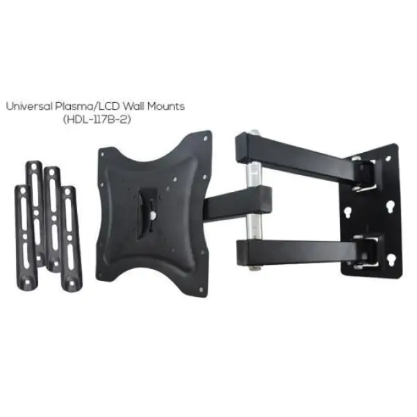 Купити оптом Купити Кронштейн для телевізора поворотний + похилий 14-32 117B-2 (2 сорт/коробка менше) оптом - ціна 225 грн в Україні 