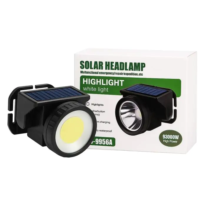 Купить оптом Налобный фонарь с солнечной панелью WH-9958A в Украине 