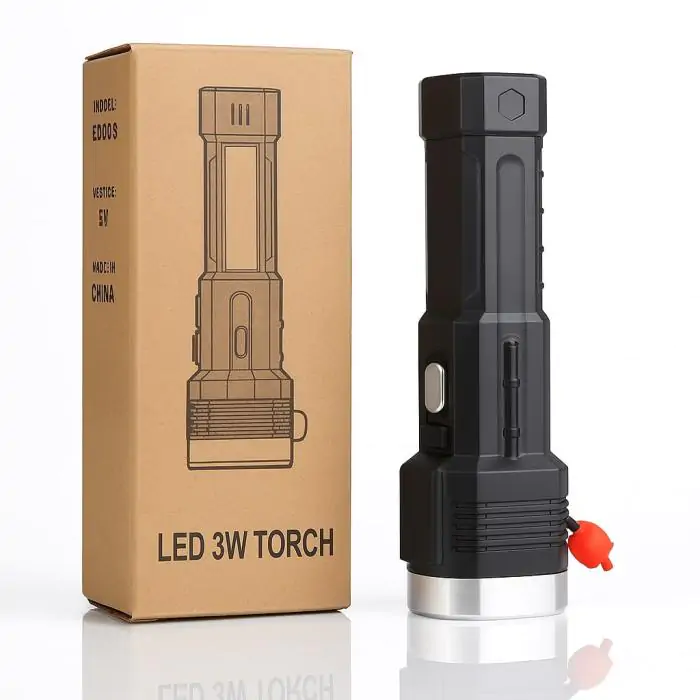 Купить оптом Ручной фонарь BL-S007 (LED+COB) в Украине 