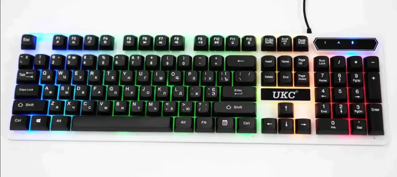 Купить оптом Клавиатура с подсветкой DX750 в Украине 