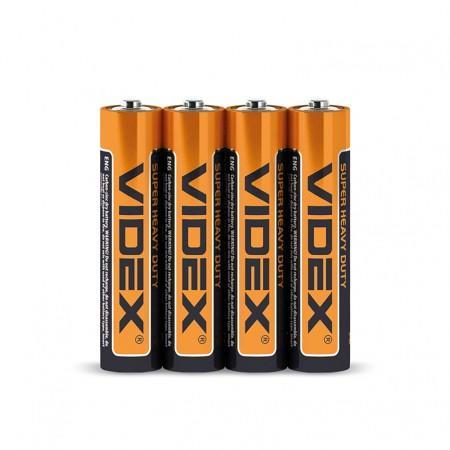 Купить оптом Батарейка солевая Videx R03P/AAA 4шт/пленка (Цена указана за 4шт) [15] в Украине
