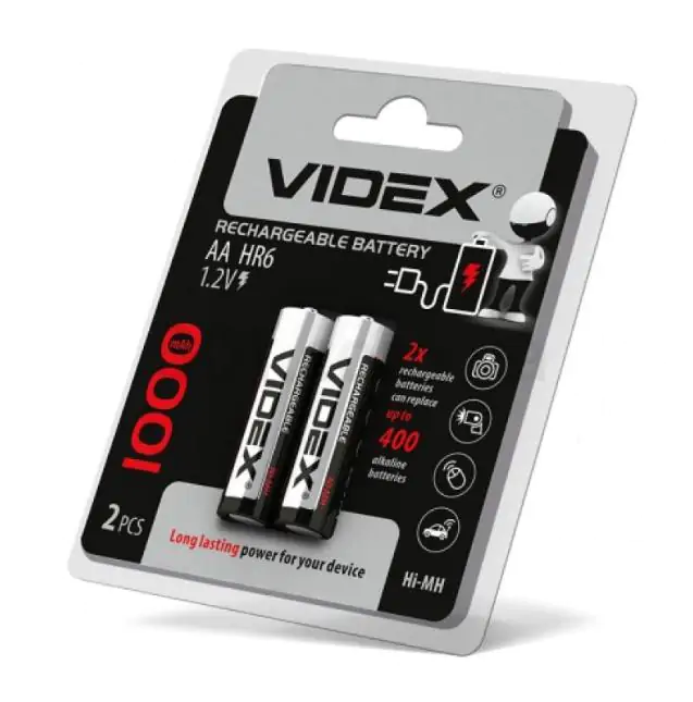 Купити оптом Купити Акумулятор Videx HR6/AA 1000mAh 2шт/блістер (Ціна вказана за 2шт) оптом - ціна 110 грн в Україні 