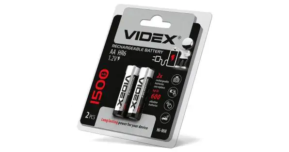 Купити оптом Купити Акумулятор Videx HR6/AA 1500mAh 2шт/блістер (Ціна вказана за 2шт) оптом - ціна 138 грн в Україні 