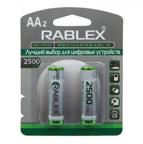 Купить оптом Аккумулятор RABLEX HR6/AA 2500mAh 2шт/блистер (Цена указана за 2шт)