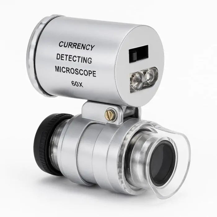 Купити оптом Купити Лупа мікроском з підсвічуванням 60x 9882 оптом - ціна 146 грн в Україні 