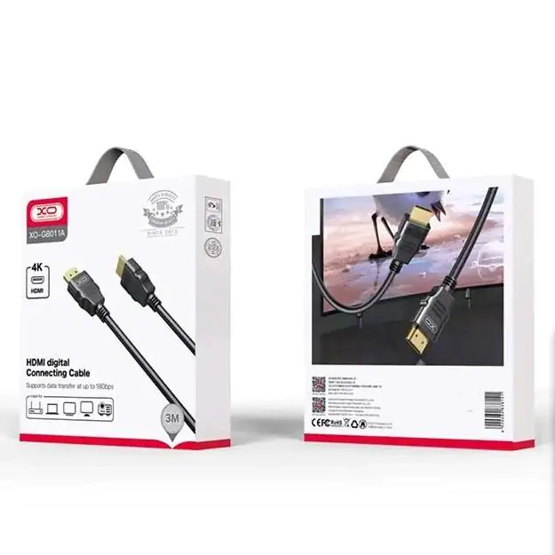 Купить оптом Кабель HDMI XO GB011A 4K HD (5 метров) в Украине 