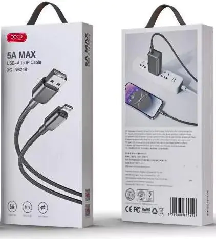 Купити оптом Купити Кабель Lightning XO NB249 оптом - ціна 60 грн в Україні 