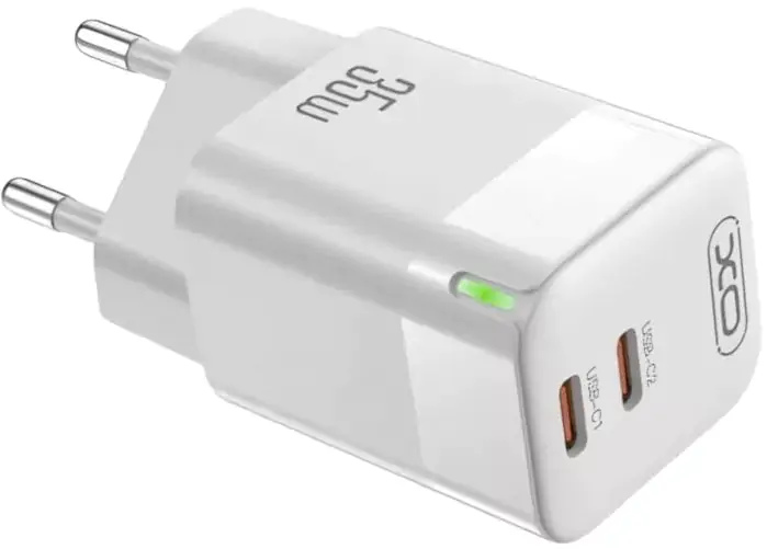 Купити оптом Купити Мережевий зарядний кабель Type-C XO CE07 (PD 35W) оптом - ціна 359 грн в Україні 