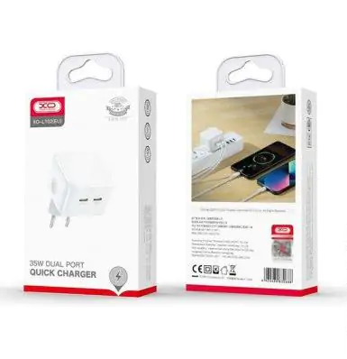Купить оптом Сетевое зарядное XO L102 35W (2Type-C) в Украине 