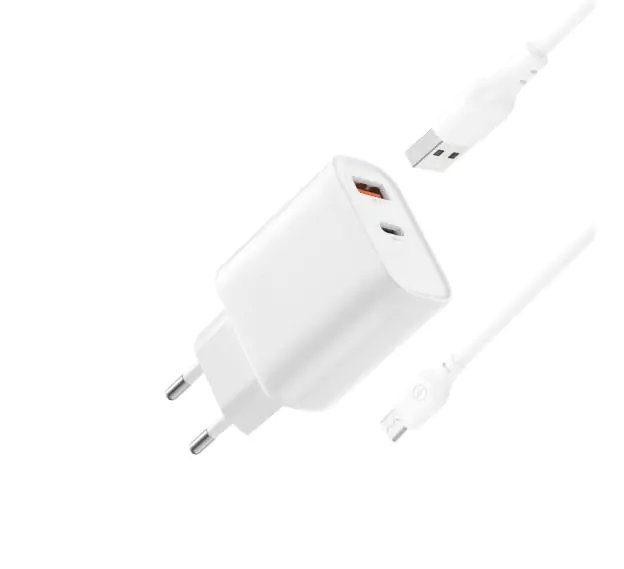 Купити оптом Купити Мережеве зарядне з кабелем microUSB XO L116 (PD30W+QC18W) оптом - ціна 212 грн в Україні 