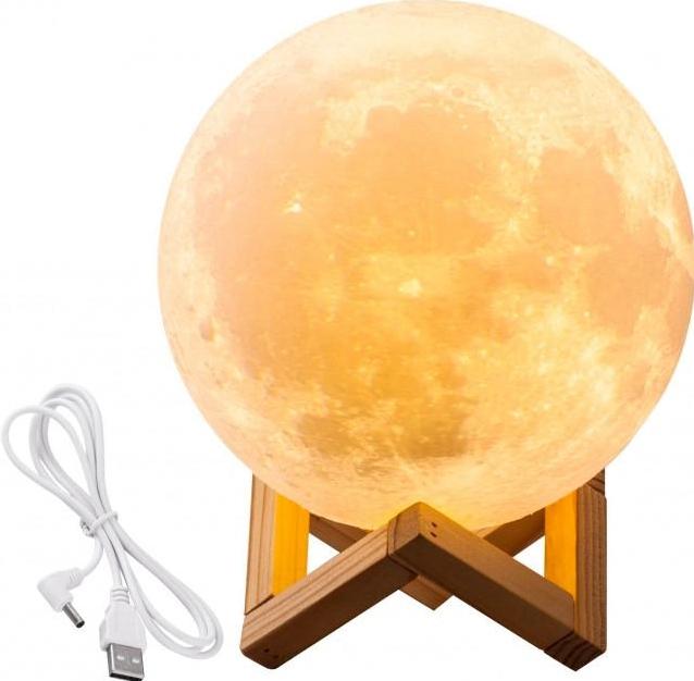 Купить оптом Ночник луна со встронным акб (14см) MOON LIGHT 0163 в Украине