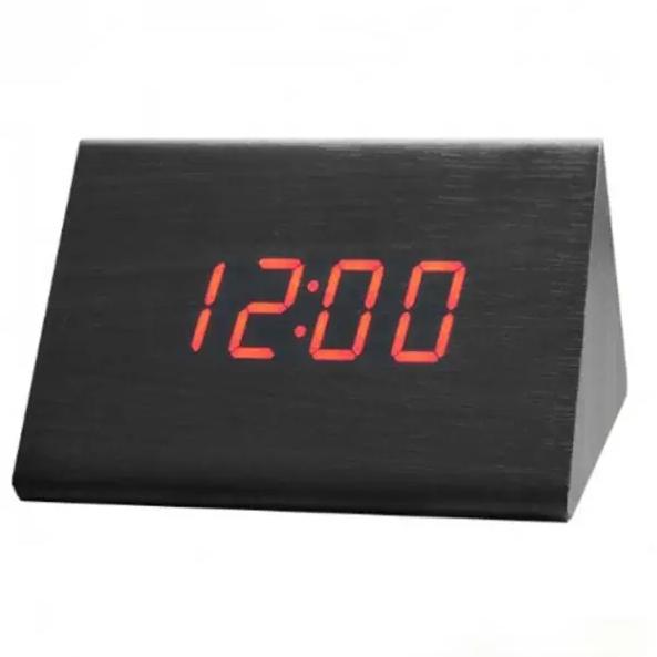 Купить оптом Электронные часы под дерево VST-864-1 / красный в Украине