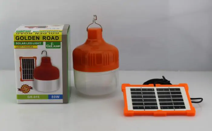Купити оптом Купити Кемпінгова лампа з сонячною панеллю GR-015 оптом - ціна 151 грн в Україні 
