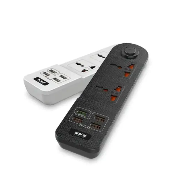 Купити оптом Купити Мережевий фільтр подовжувач (2 розетки 4 USB) BKL02-2 оптом - ціна 377 грн в Україні 