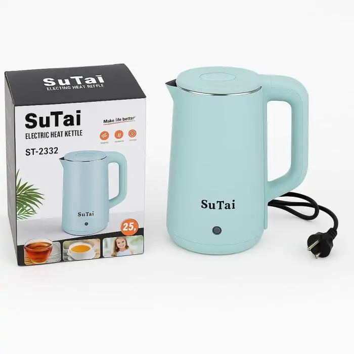 Купити оптом Купити Дисковий електрочайник (2.3 л) 1500W Su Tai ST-2332 оптом - ціна 245 грн в Україні 